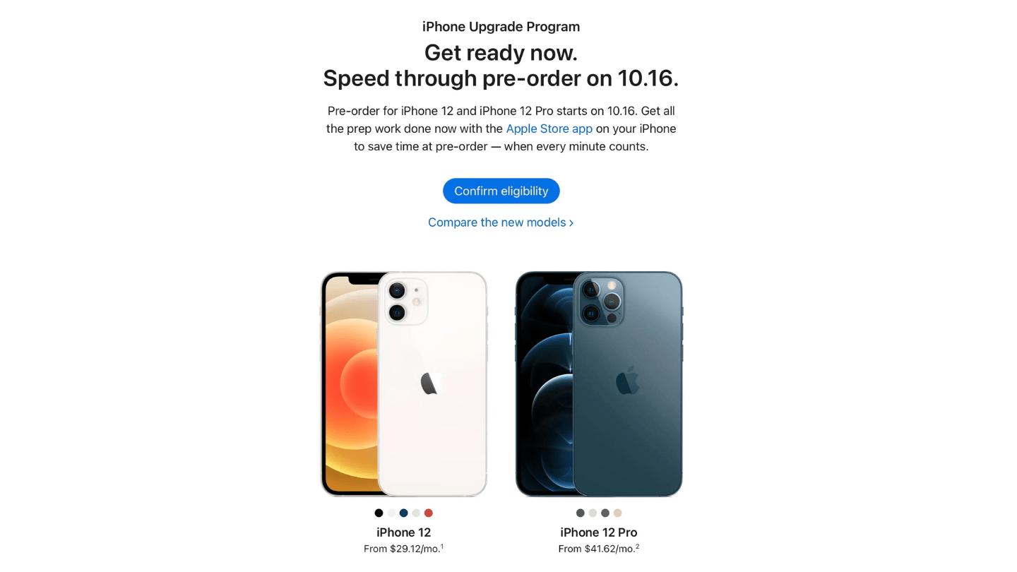 Apple sử dụng chiến lược pre-paid đối với các dòng sản phẩm Iphone mới.