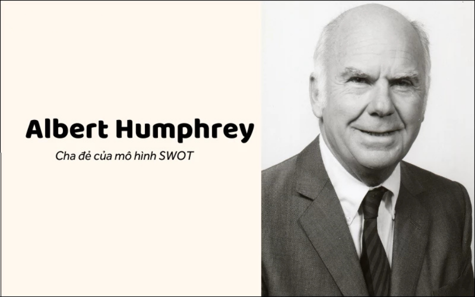 Albert Humphrey - cha đẻ của mô hình SWOT.