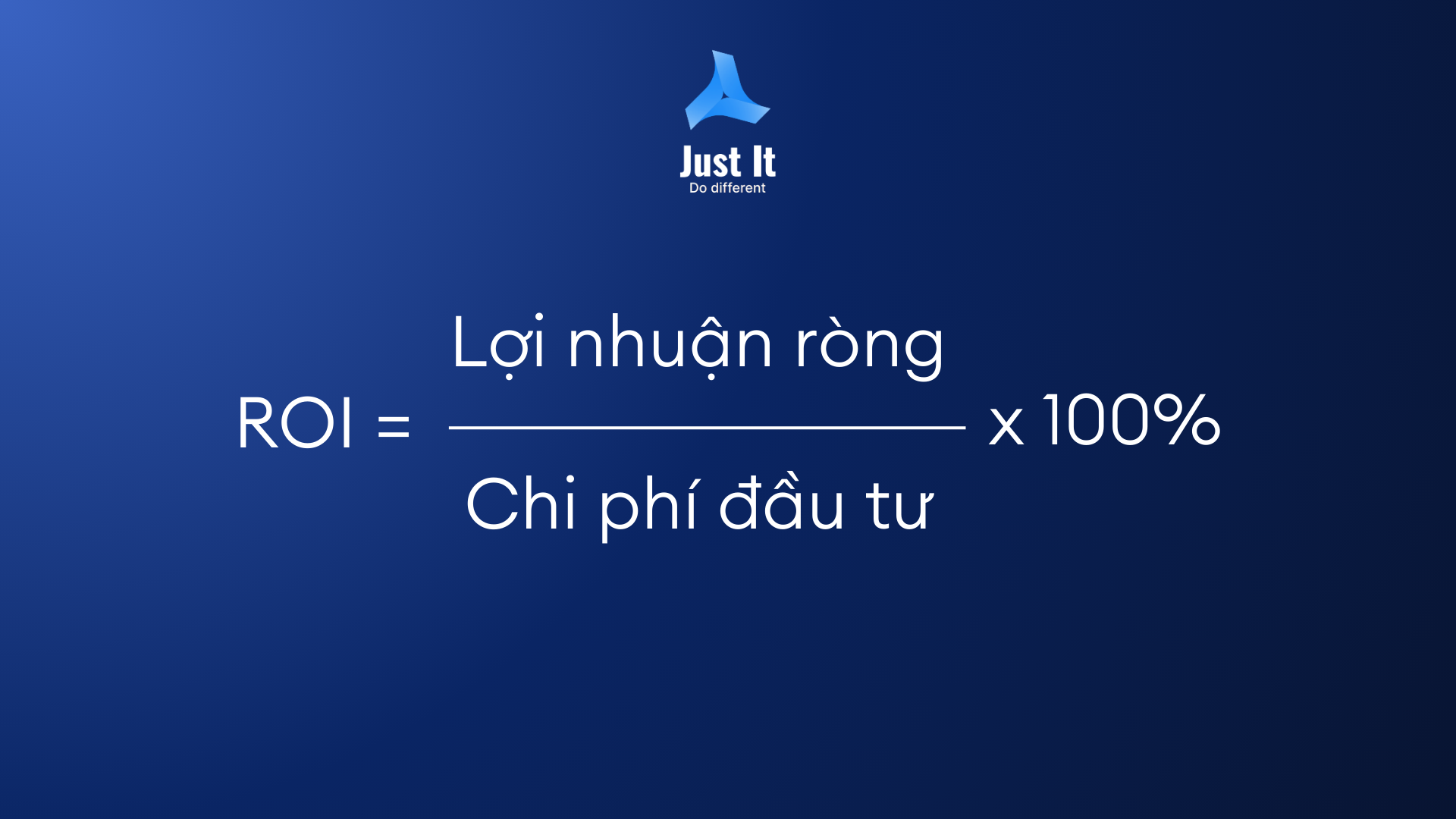 Công thức tính ROI.