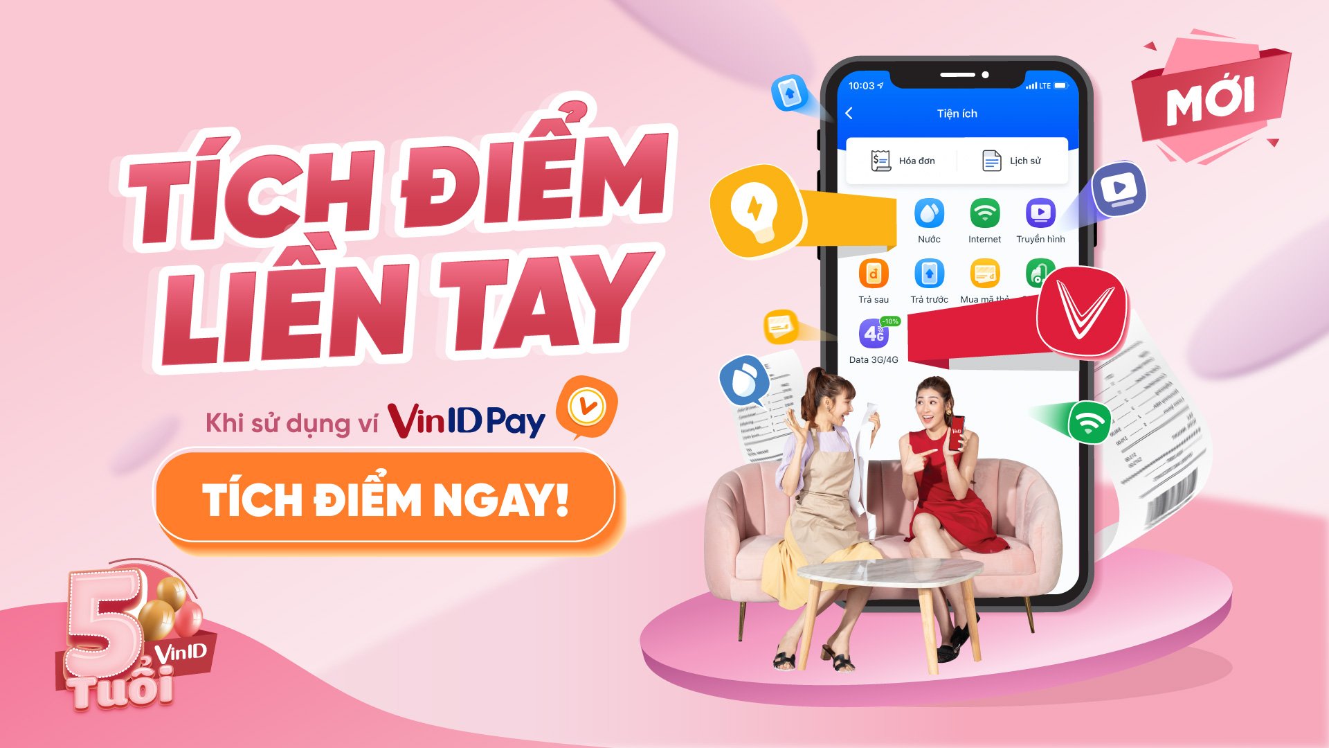 VinID là ví dụ điển hình của chương trình tích điểm.